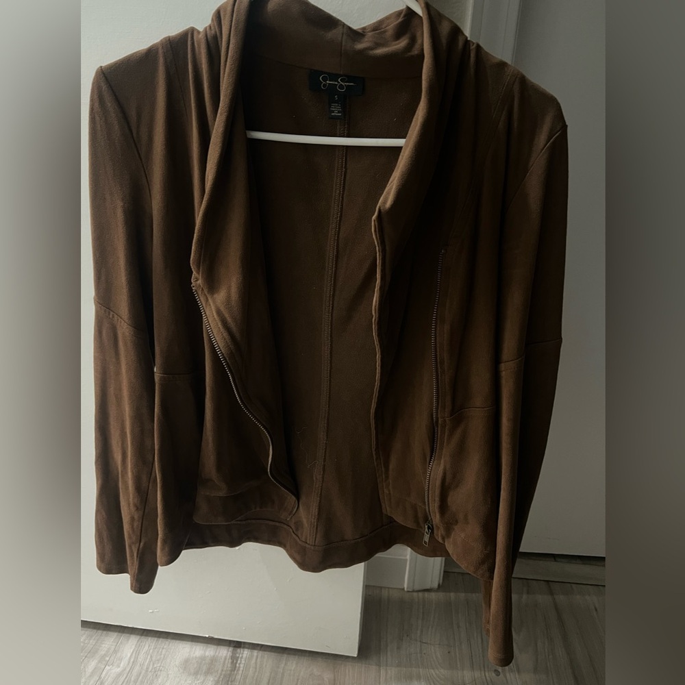 Jessica simpson Suede brown jacket - Picture 2 of 3